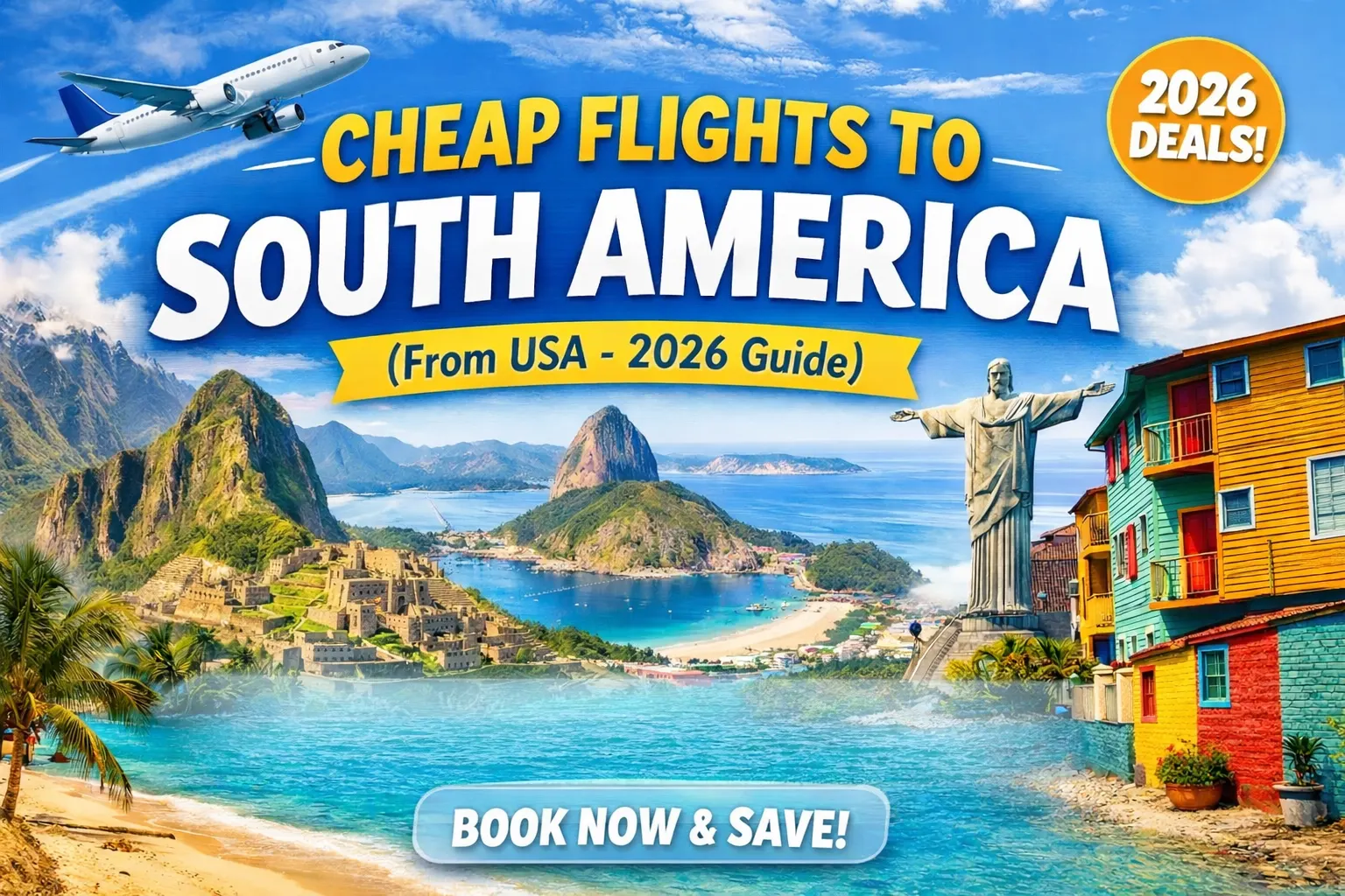 Cheap Flights to South America From USA