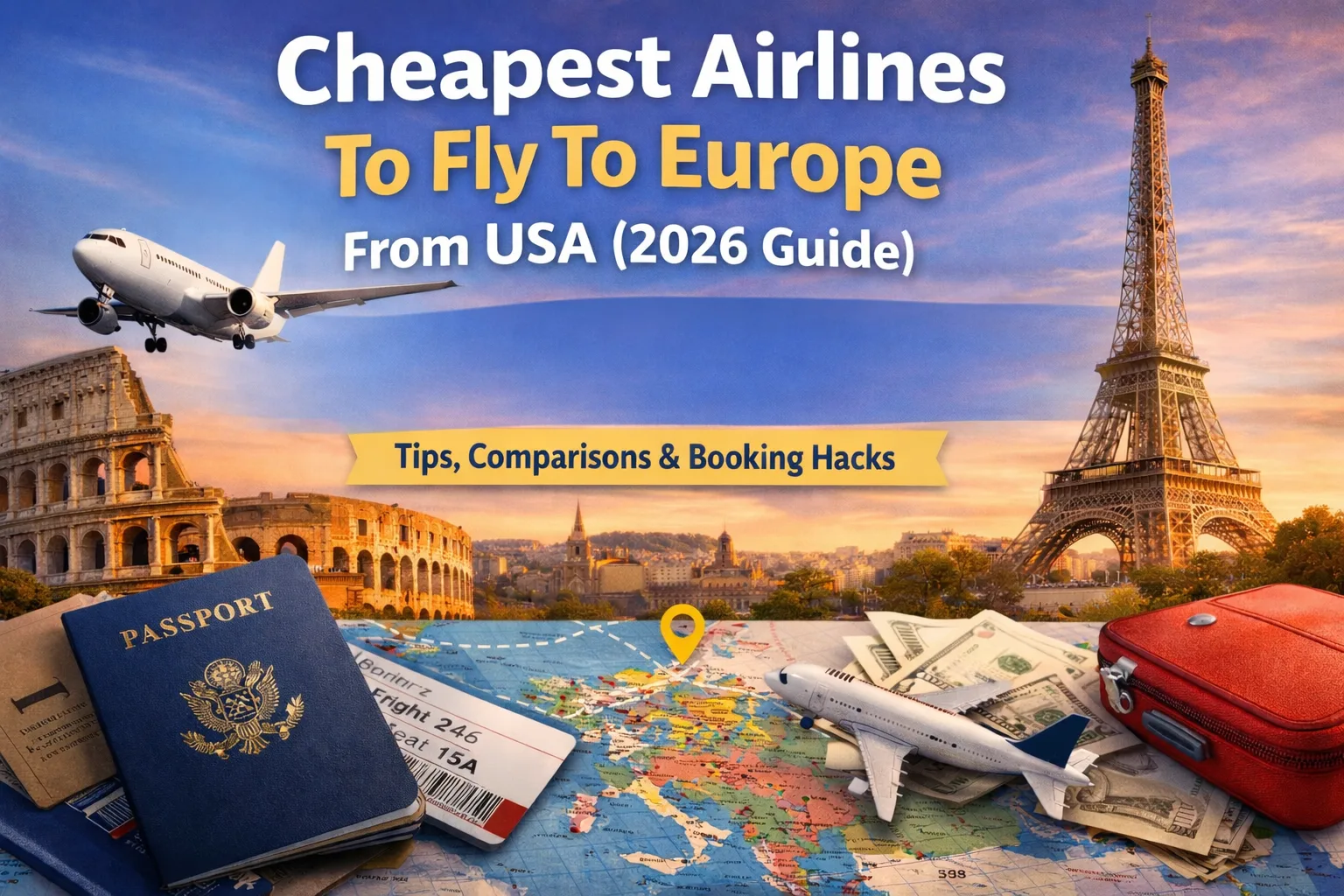 Cheapest Airlines To Fly To Europe From USA (2026 Guide)