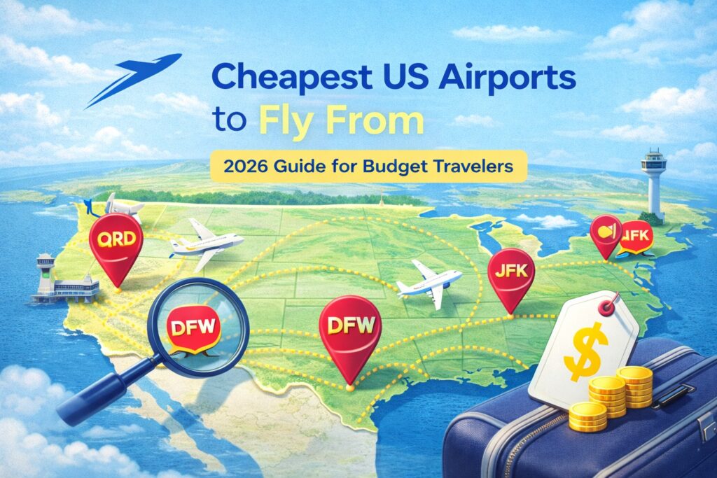 Cheapest US Airports to Fly From