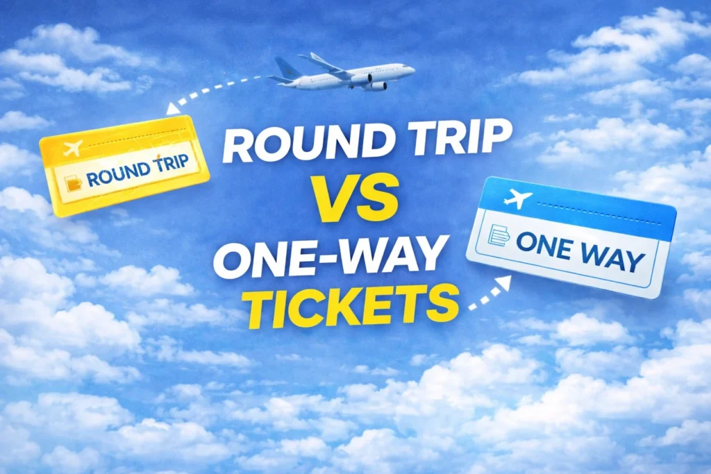 Round trip vs one way tickets