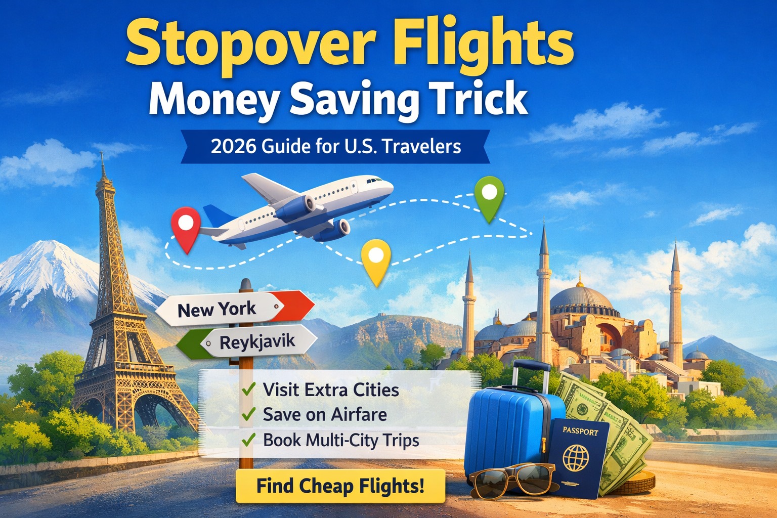 Stopover Flights Money Saving Trick (2026 Guide for U.S. Travelers)