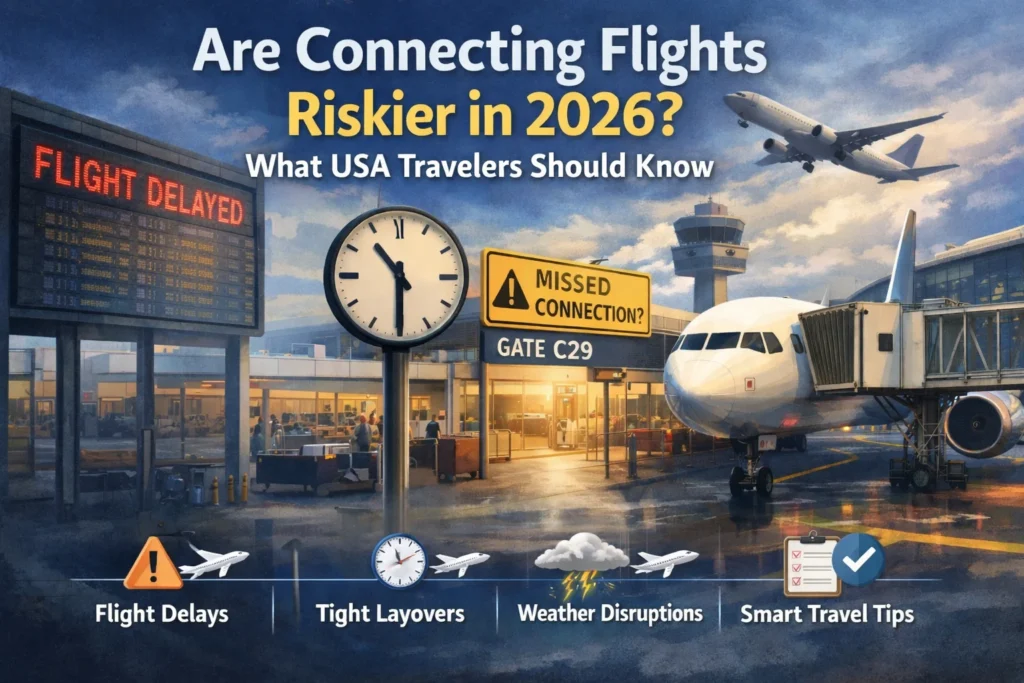 Are Connecting Flights Riskier in 2026 What USA Travelers Should Know