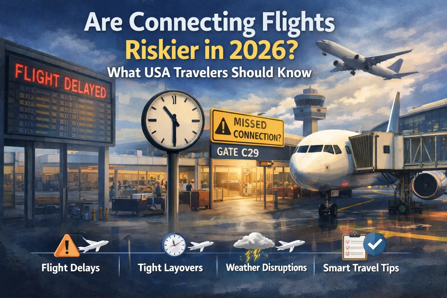 Are Connecting Flights Riskier in 2026? What USA Travelers Should Know