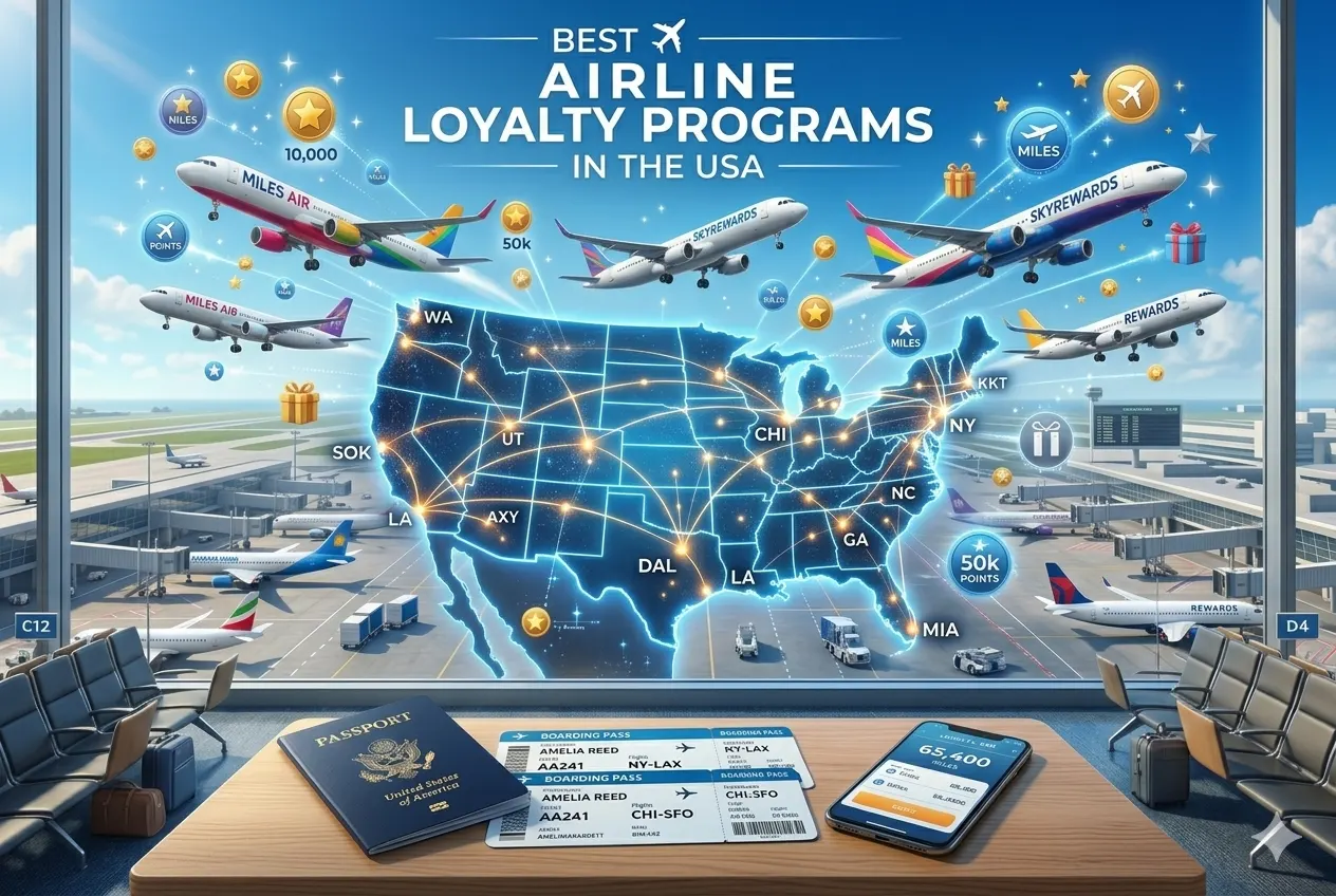 Best Airline Loyalty Programs in the USA | Earn Miles & Travel Rewards