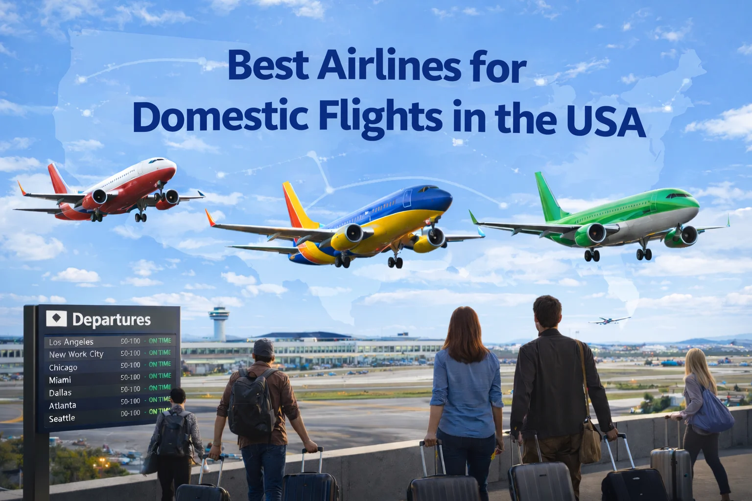 Best Airlines for Domestic Flights in the USA