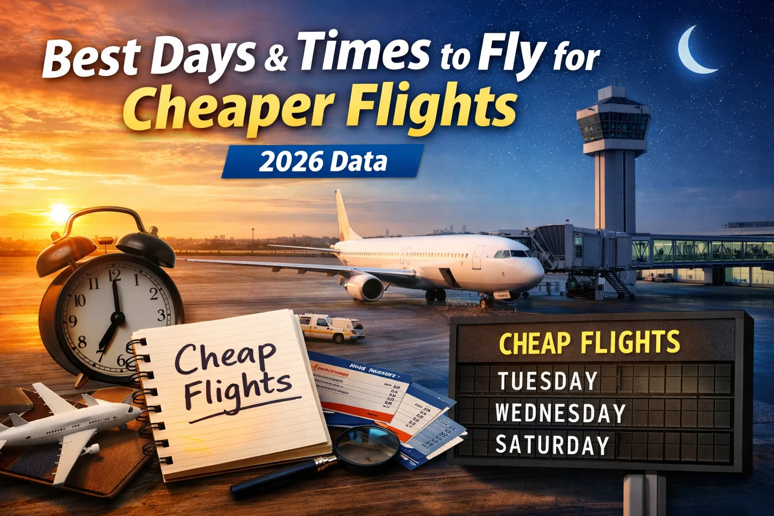 Best Days and Times to Fly for Cheaper Flights