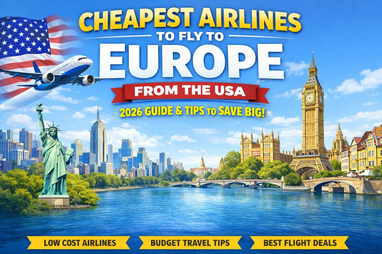 Cheapest Airlines to Fly to Europe from the USA