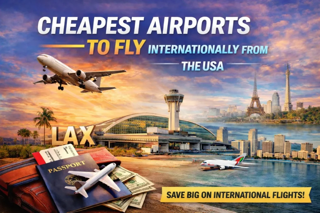 Cheapest Airports to Fly Internationally From the USA