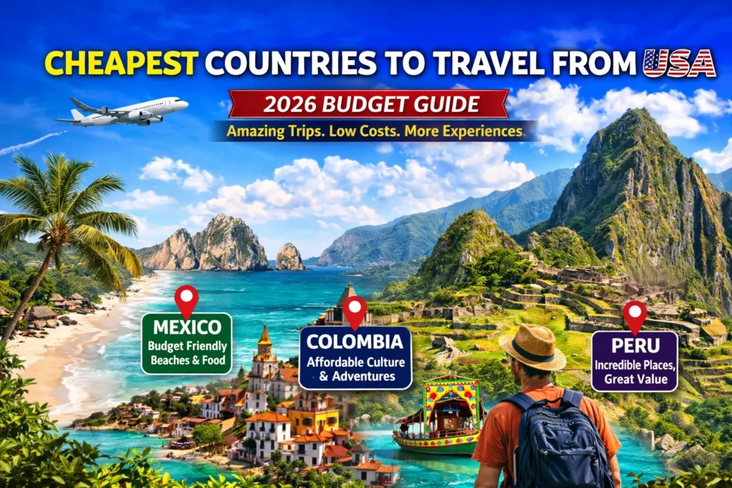 cheapest countries to travel from usa