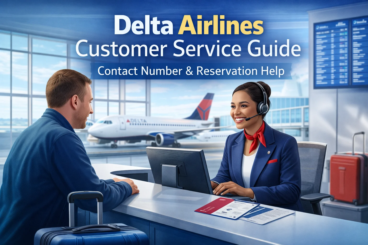 Delta Airlines Customer Service: Contact Number & Reservation Help