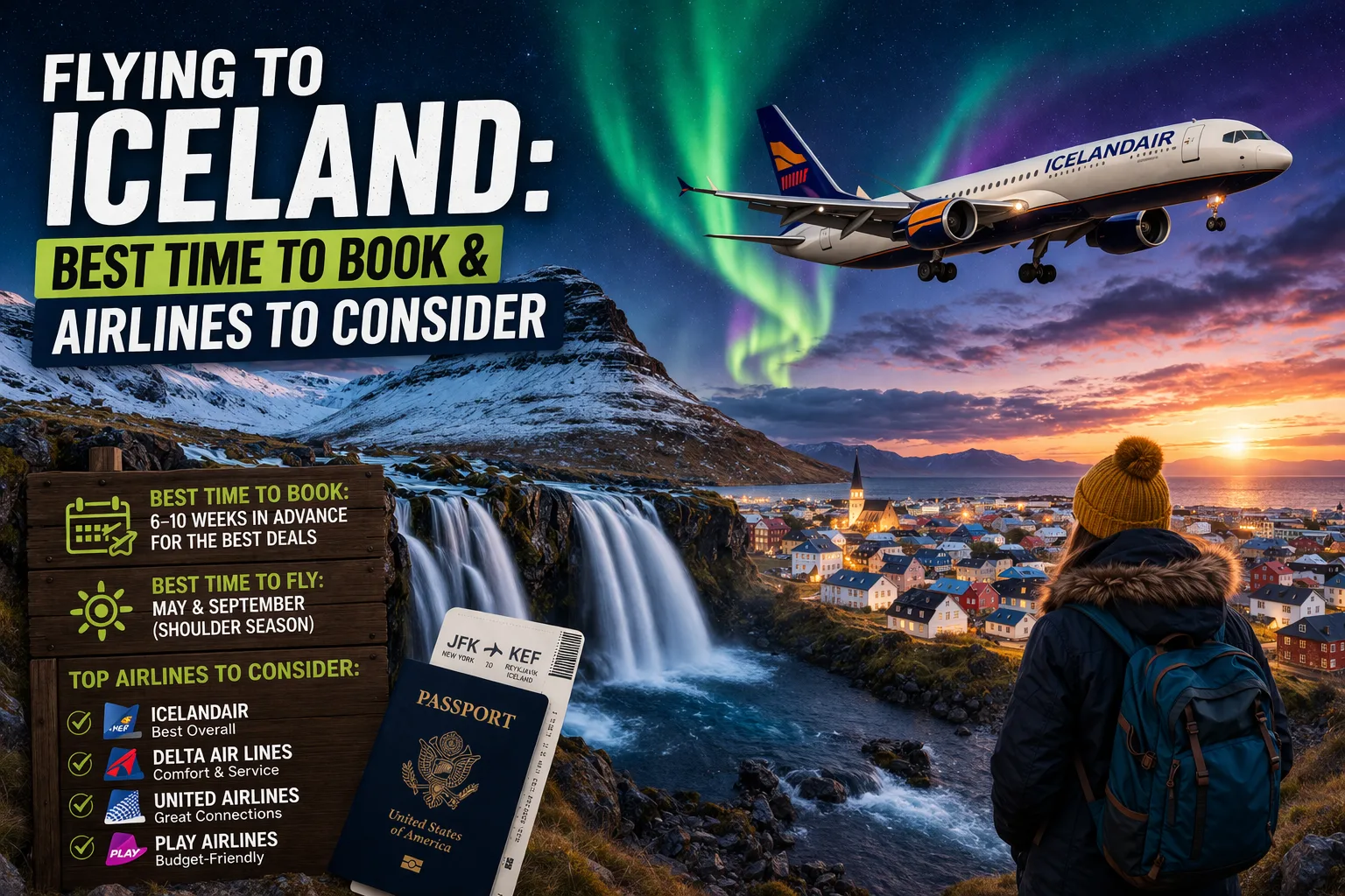 Flying to Iceland: Best Time to Book & Airlines to Consider (2026 Guide)