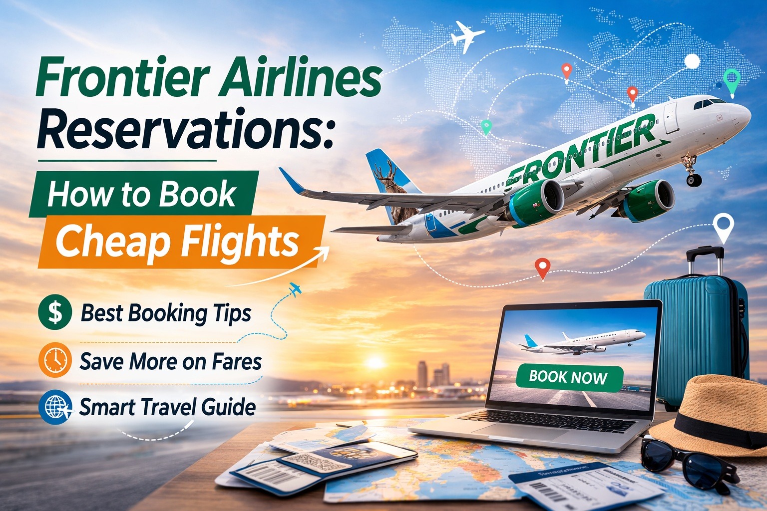 Frontier Airlines Reservations: How to Book Cheap Flights | Travel Guide