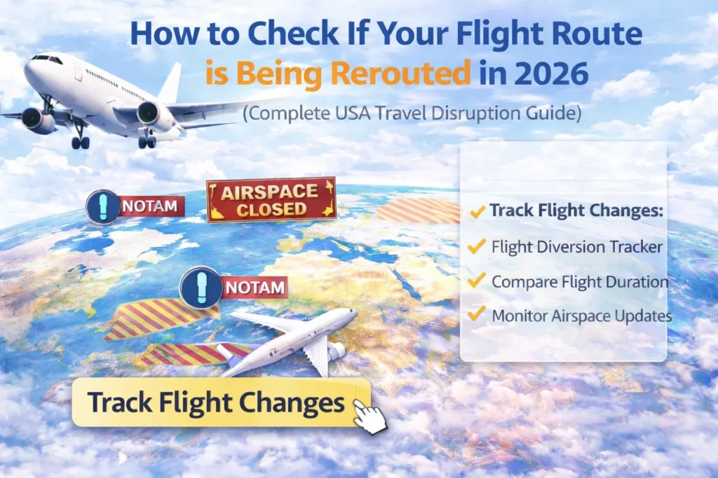 How to Check If Your Flight Route Is Being Rerouted in 2026