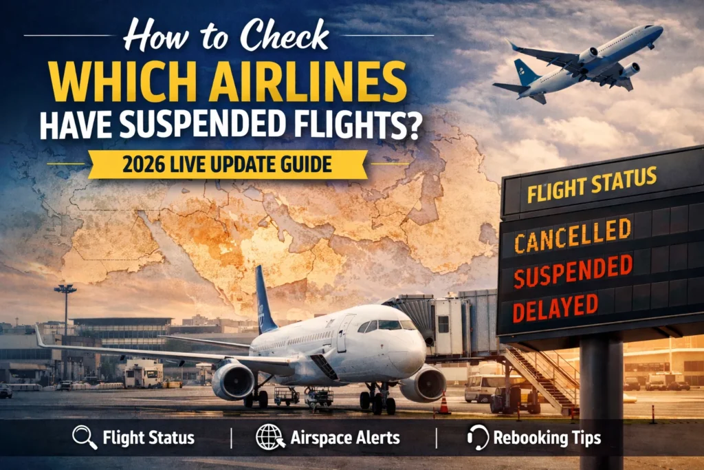 How to Check Which Airlines Have Suspended Flights (2026 Live Update Guide)