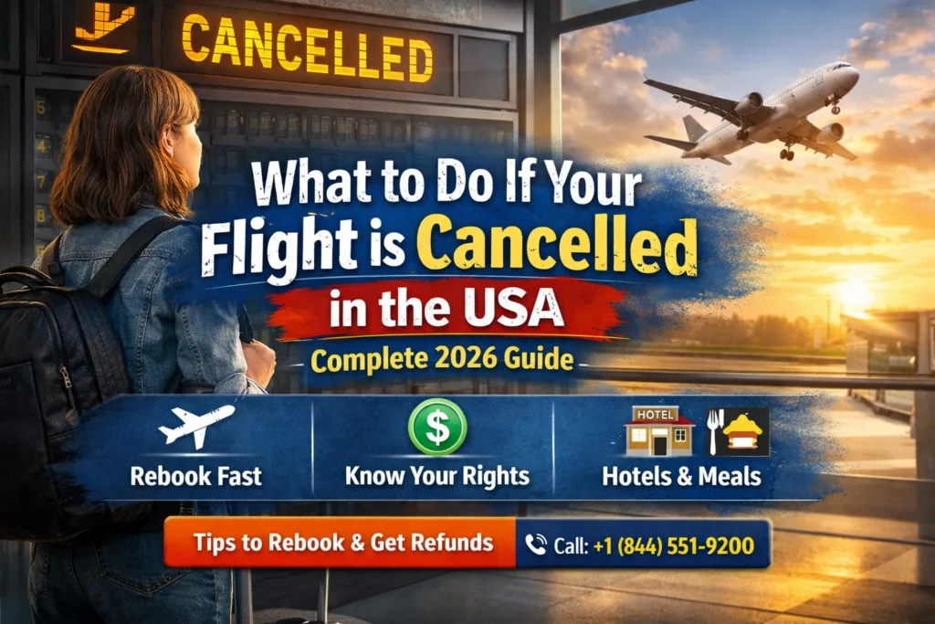 What To Do If Your Flight Is Cancelled In The USA 1024x683