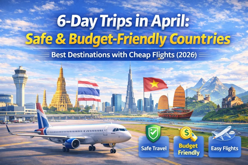 Best 6-Day Trips in April with Cheap Flights (2026 Guide)