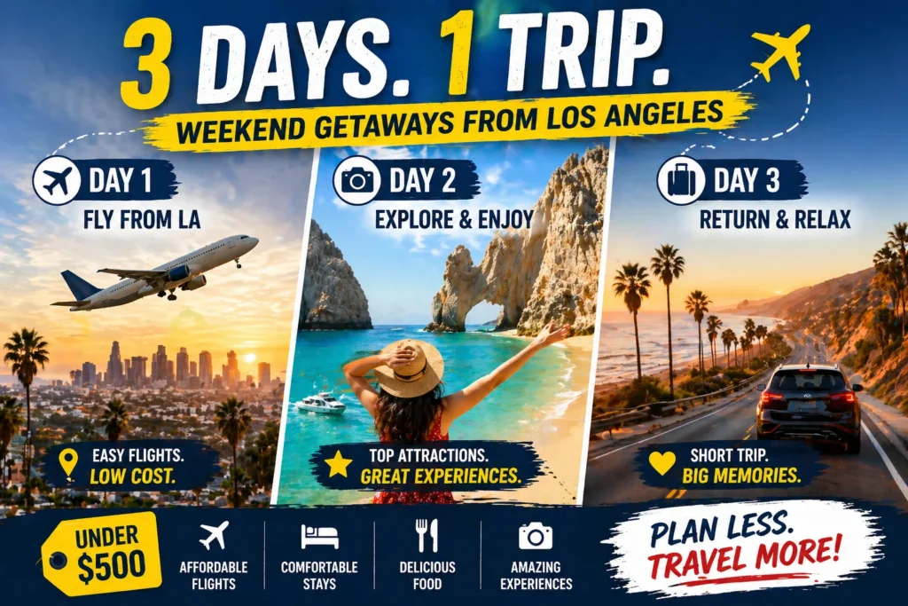 Cheapest Weekend Getaways from Los Angeles