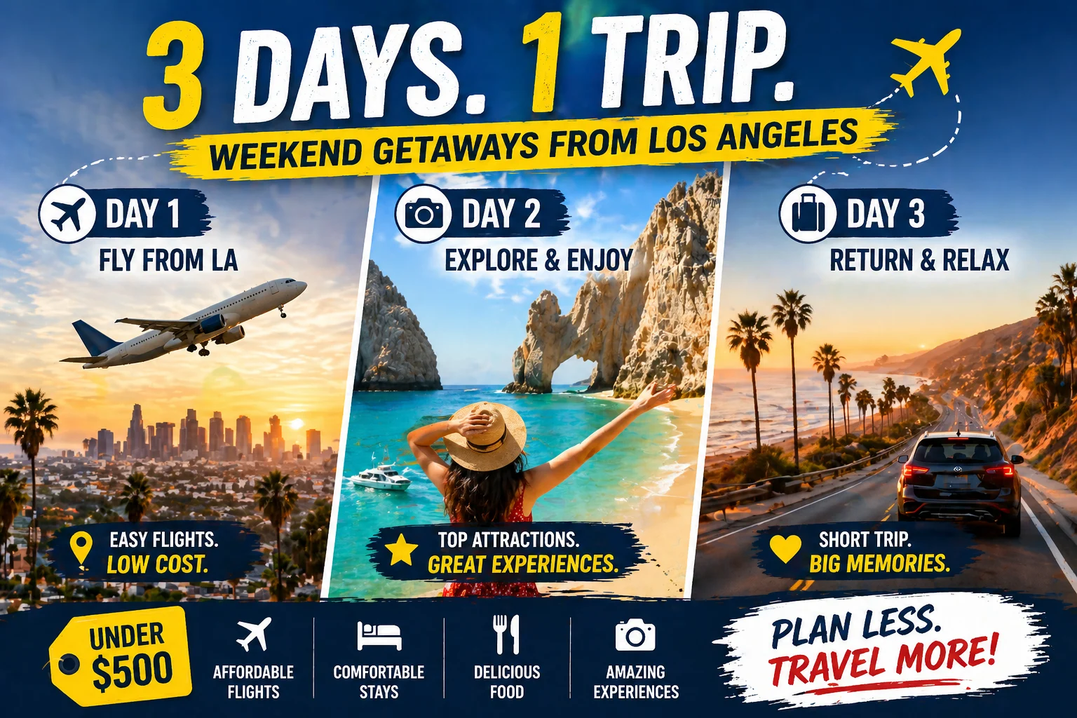 Cheapest Weekend Getaways from Los Angeles