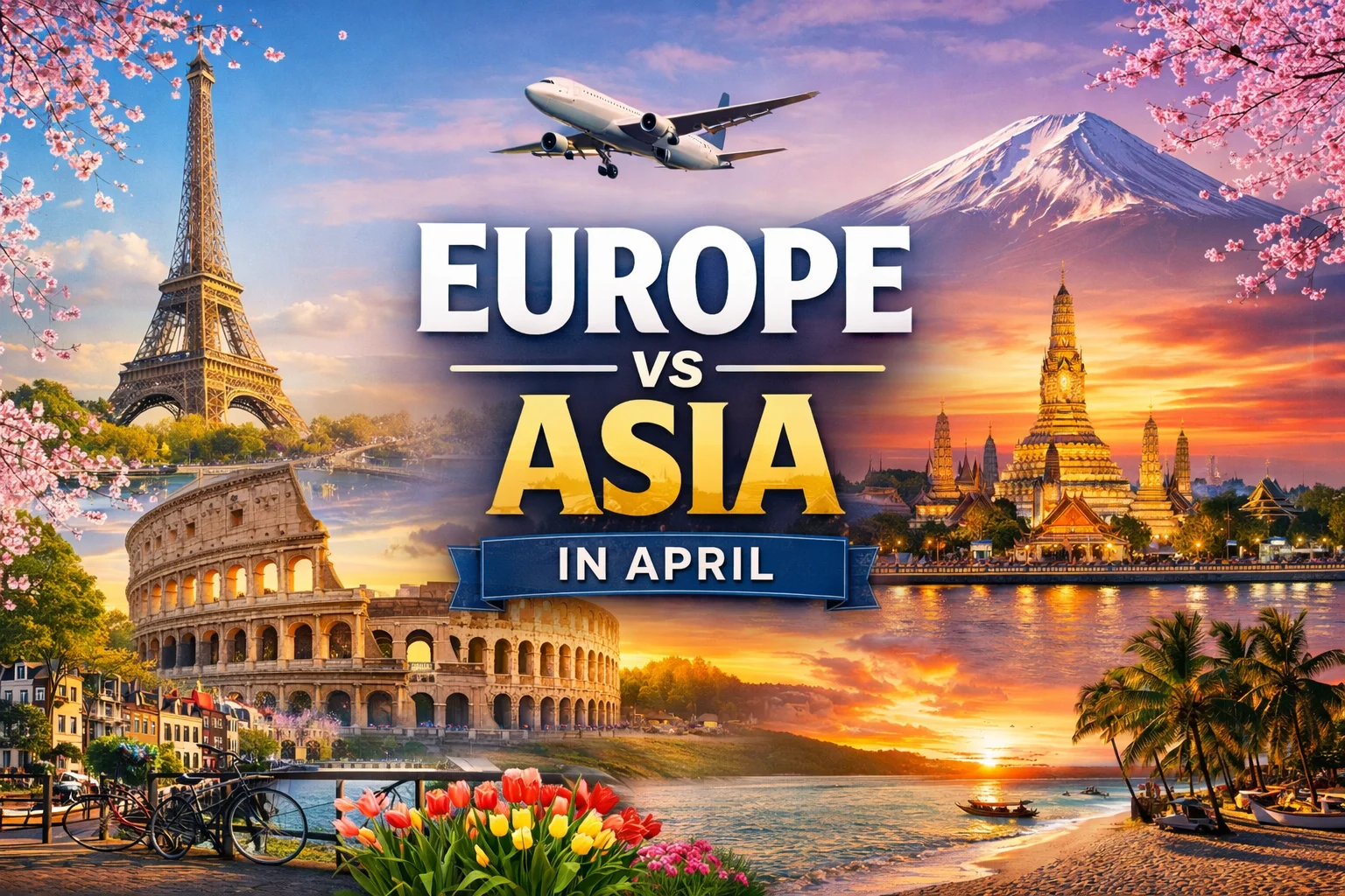 Europe vs Asia in April: Where Should Americans Travel?