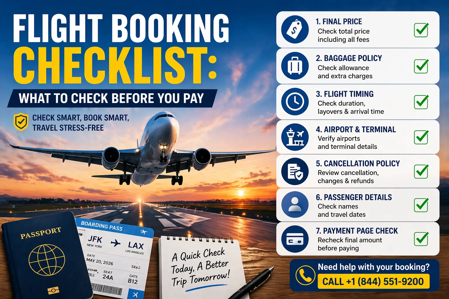 Flight Booking Checklist: What to Check Before You Pay (2026 Guide)