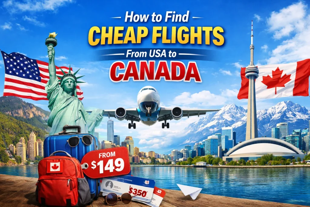 How to Find Cheap Flights from USA to Canada