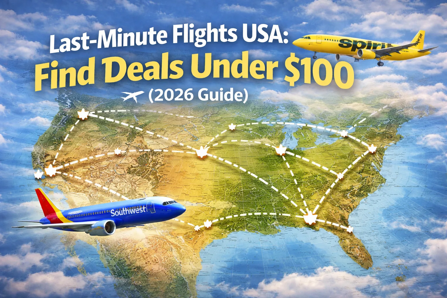 Last-Minute Flights USA: How to Find Deals Under $100 (2026 Guide)