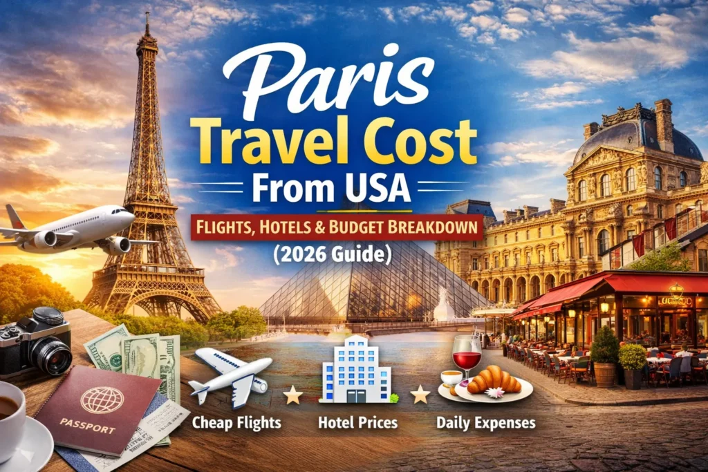 Paris Travel Cost From USA (Flights, Hotels & Budget Breakdown 2026)