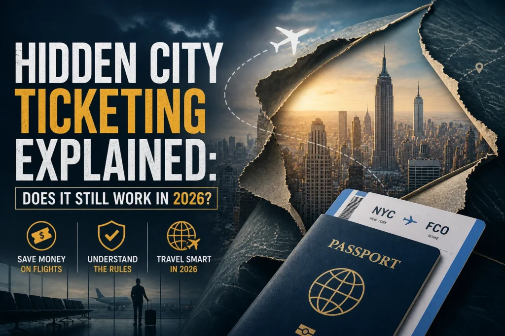 Hidden City Ticketing Explained Does It Still Work in 2026 (Complete Guide + Risks)