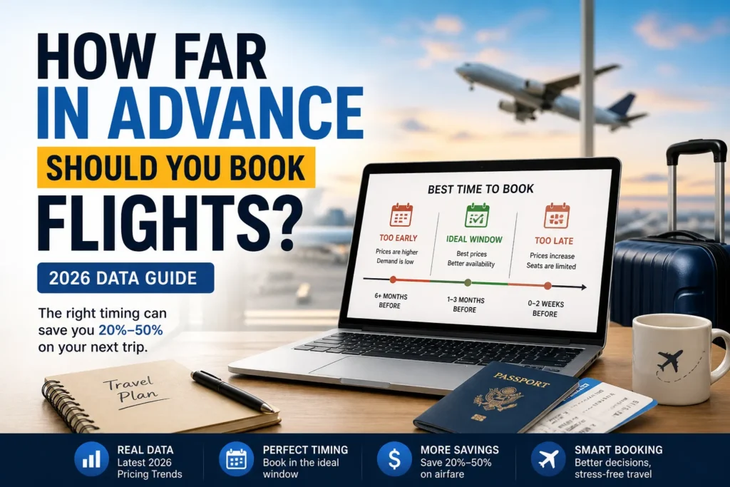 How Far in Advance Should You Book Flights (2026 Data Guide)
