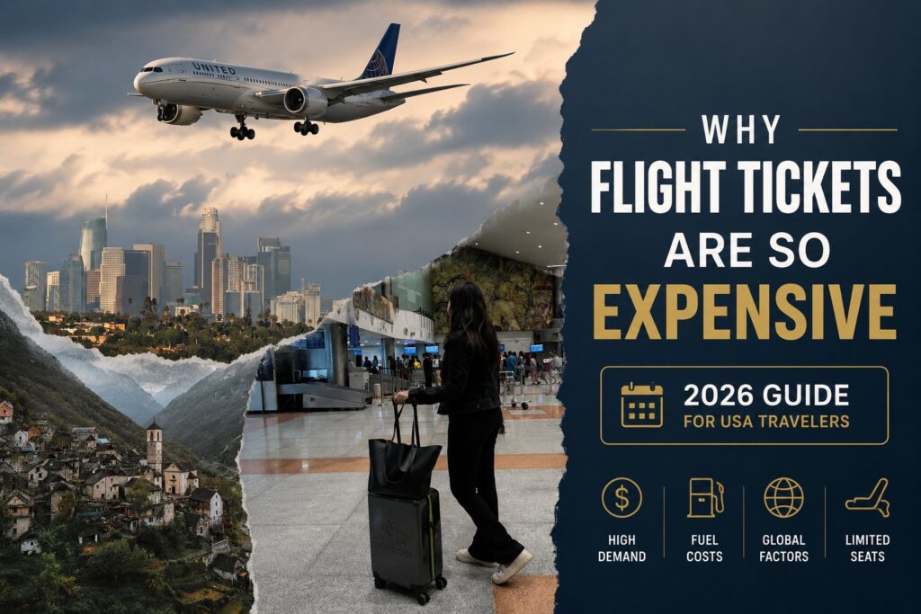 Why Flight Tickets Are So Expensive Right Now (2026 Guide for USA Travelers)