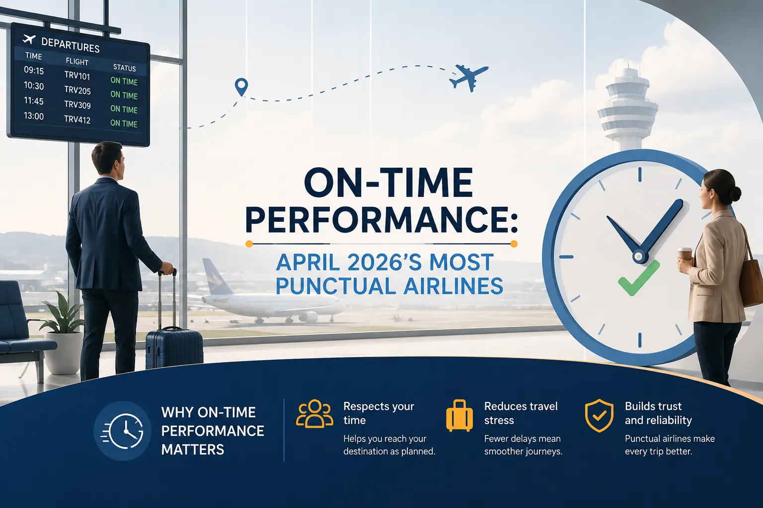 On-Time Performance: April 2026’s Most Punctual Airlines