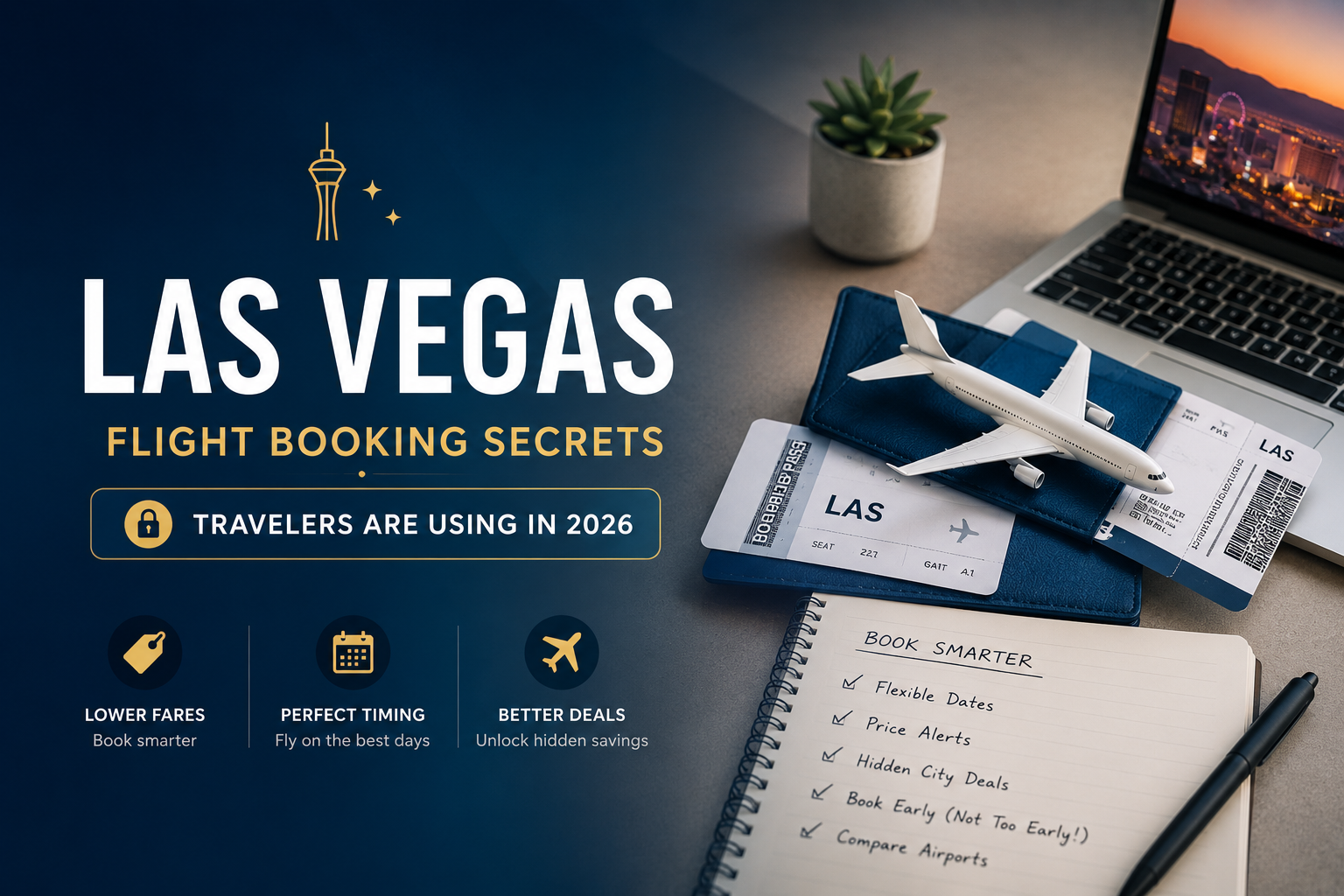 Las Vegas Flight Booking Secrets Travelers Are Using in 2026
