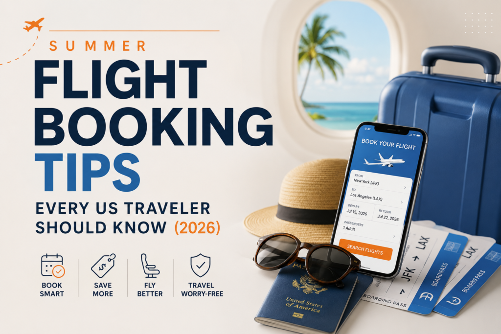 Summer Flight Booking Tips Every US Traveler Should Know (2026)