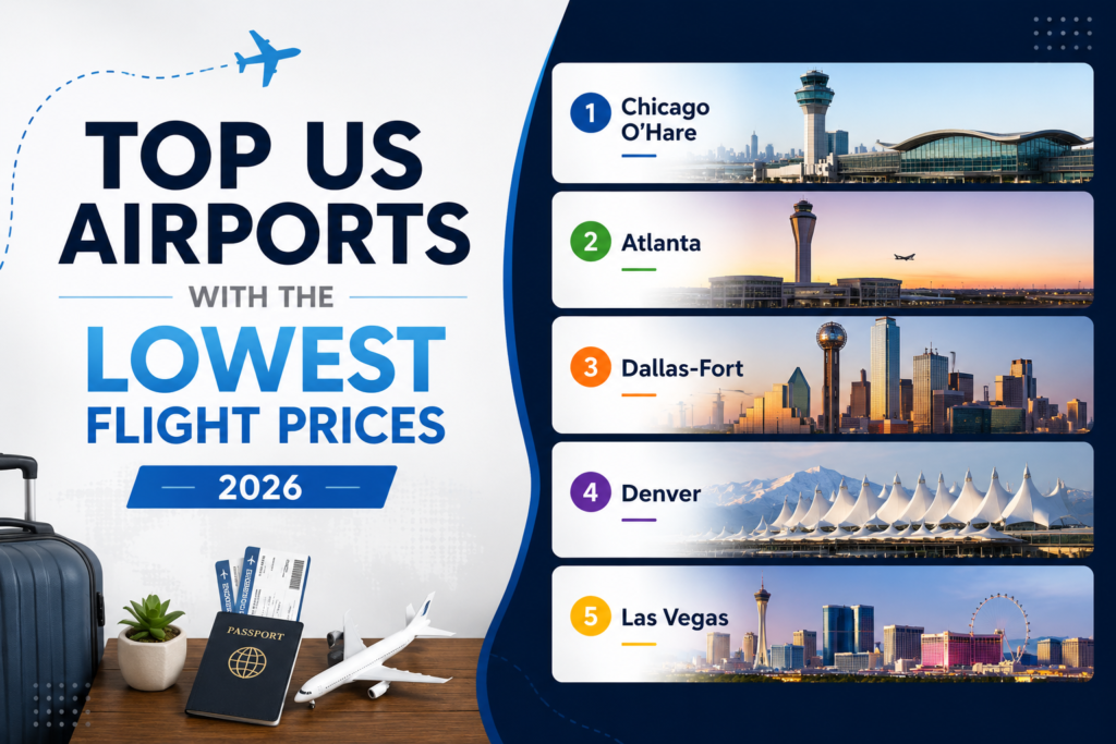 Top US Airports With the Lowest Flight Prices (2026)