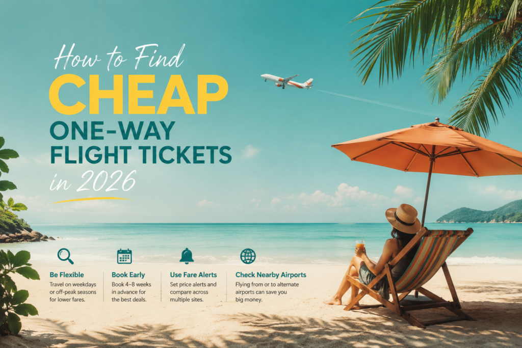 How to Find Cheap One-Way Flight Tickets in 2026