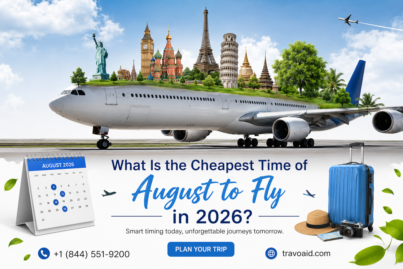 What Is the Cheapest Time of August to Fly in 2026?