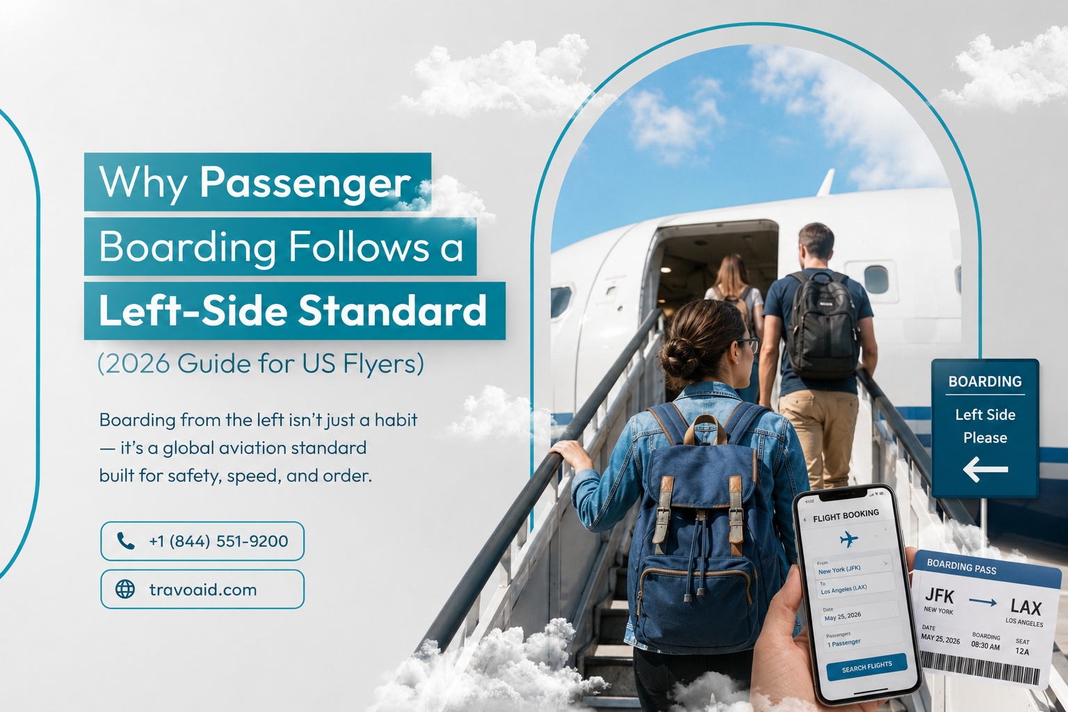 Why Passenger Boarding Follows a Left-Side Standard (2026 Guide for US Flyers)